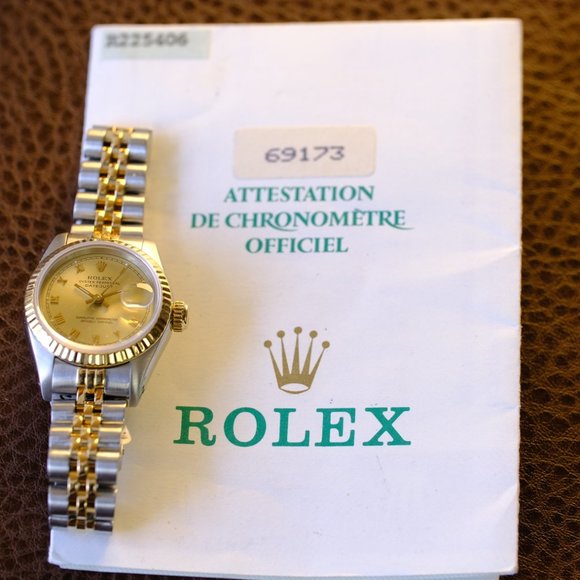 Rolex Datejust All Factory With Papers 26mm Watch - Picture 5 of 5